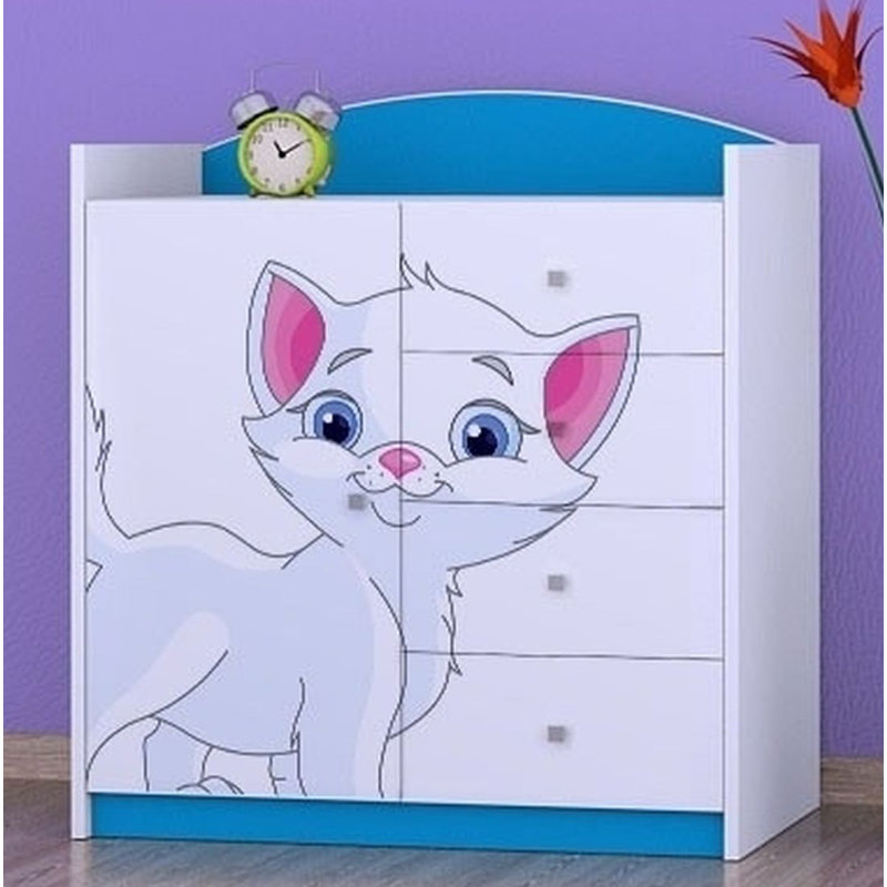 Neumann Kids 4 - Drawer Combo Dresser, Blue