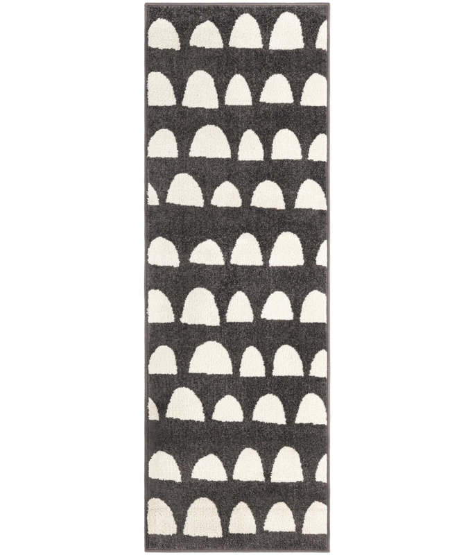  Tapis pour enfant Hillow Whimsy, Gris, Tapis de couloir 2 pi x 6 pi 1 po