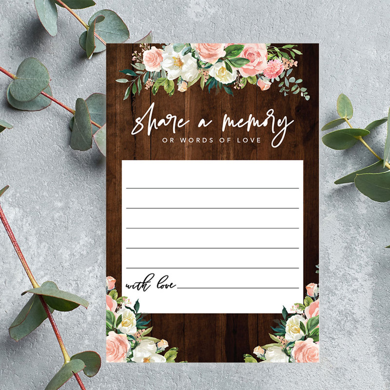 «Rustic Wood Spring Florals»