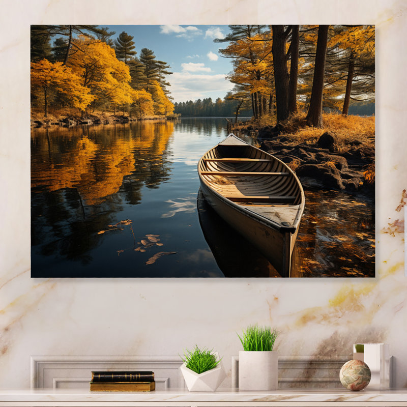 Décoration murale en métal Canada River Rhapsody III - Transport, H 12 po x l 20 po x P 1 po