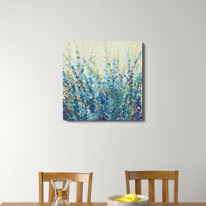 «Shades Of Blue I» par Timothy O 'Toole - reproduction sur toile, H 30 po x l 30 po, Toile tendue, Non