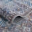 Washable Non-Slip Traditional Area Rug - Slate Gray / Blue Rug for Entryway, Hallway, Bathroom, and Kitchen - Fellers-1669269587