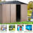 7 ft. W X 7 ft. D Galvanized Steel Storage Shed