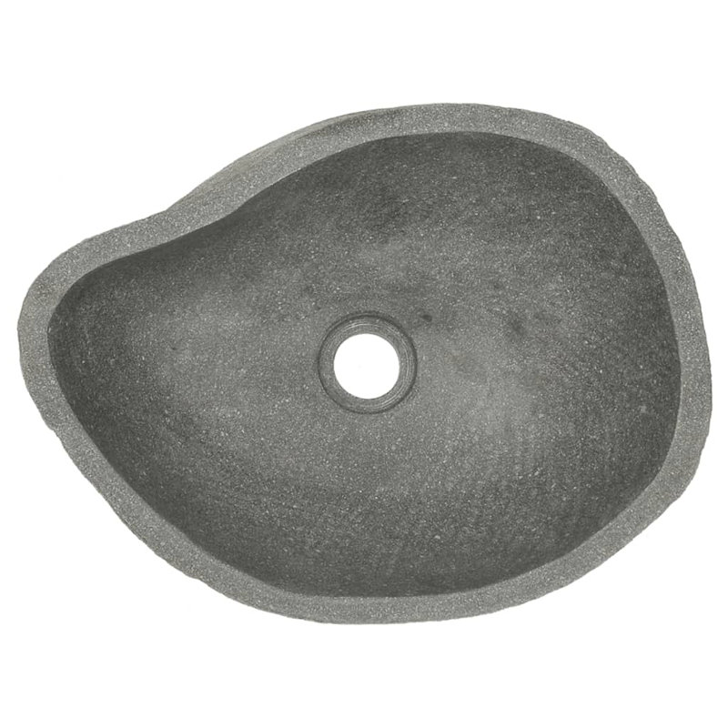 Natural River Stone Oval Bathroom Sink