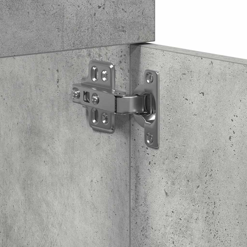 Eliona Bathroom Vanity Base Only, Concrete Grey, 46Cm H x 41Cm W x 38.5Cm D