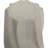Decorative Wavy Ceramic Accent Table Vase for Home Decor - Tall Flower Vase for Living Room Display with Sculpted Design - 30", Ivory & Tan-1030542458