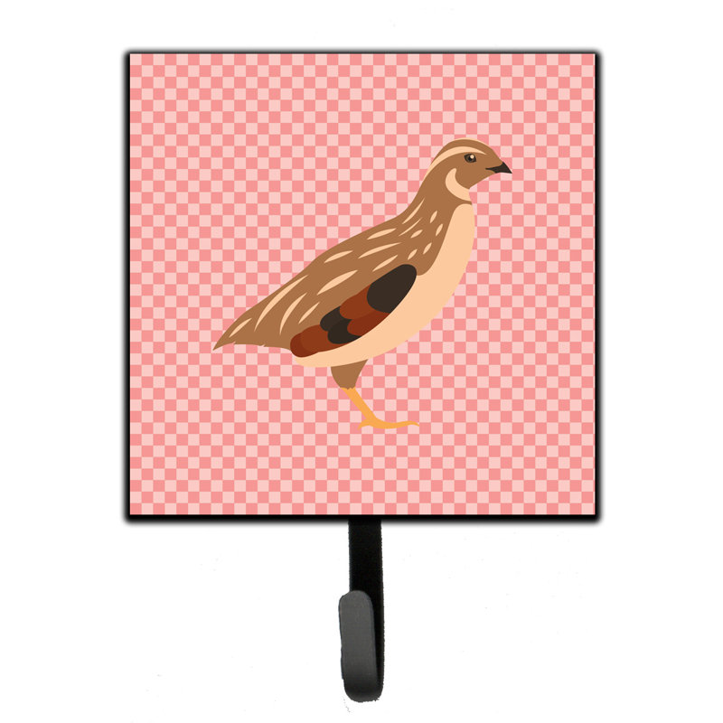 Organisateur de clés murales avec crochets clés phoenix quail Vache, Rose