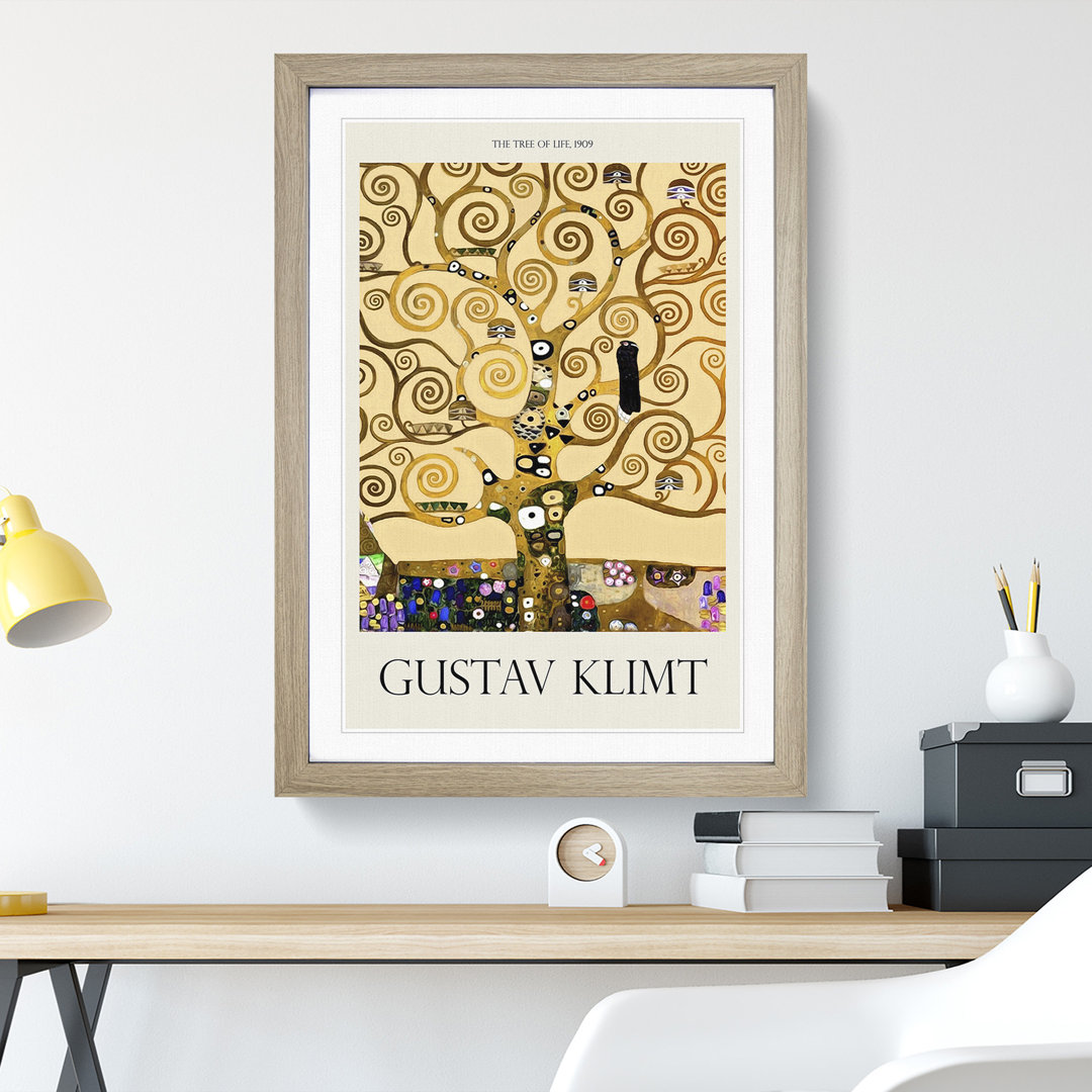 The Tree of Life by Gustav Klimt - Framed Print