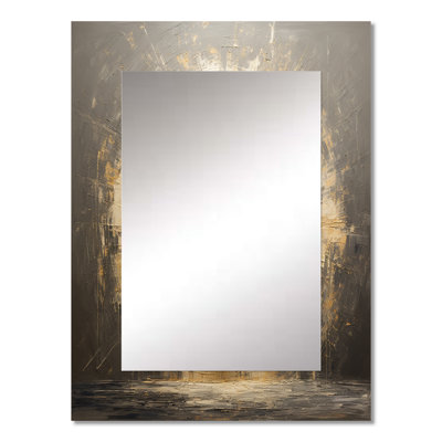 Zen Meditation Position - Meditation Unique Wall Mirror, Traditional Mirror, Printed Metal Art