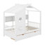 Lit en bois avec tablette de rangement et tiroirs-534581732-534581733