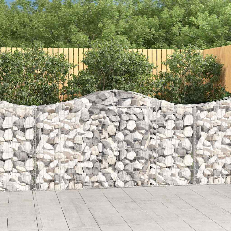 Ensemble de 18 paniers Vidaxl Gabion, H 3,9 pi x l 6,6 pi