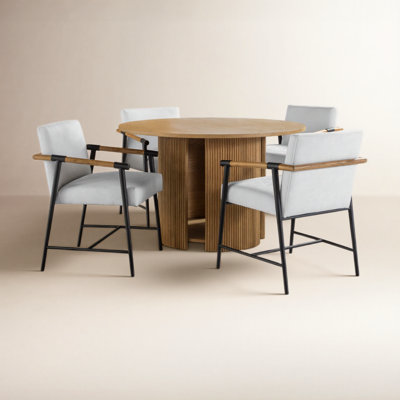 Sorine Oak Dining Table Set