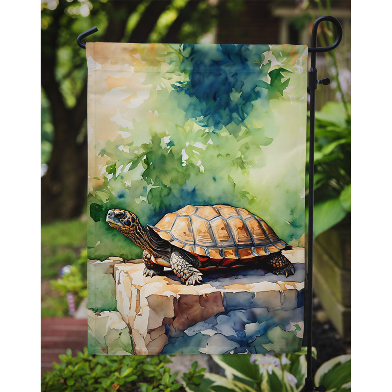 Drapeau de jardin en polyester double face H 15,5 po x l 11,25 po