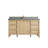 Elizabeth Oak 60 In. W X 22 In. D Single Sink Bathroom Vanity With 2 In. Quartz-109589231