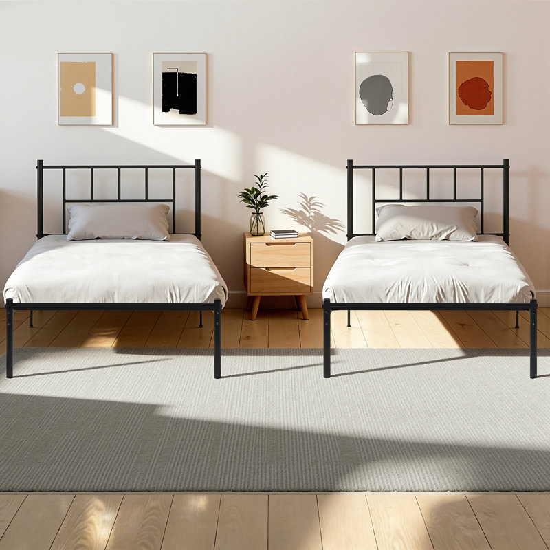 Orabelle Metal Bed, Black