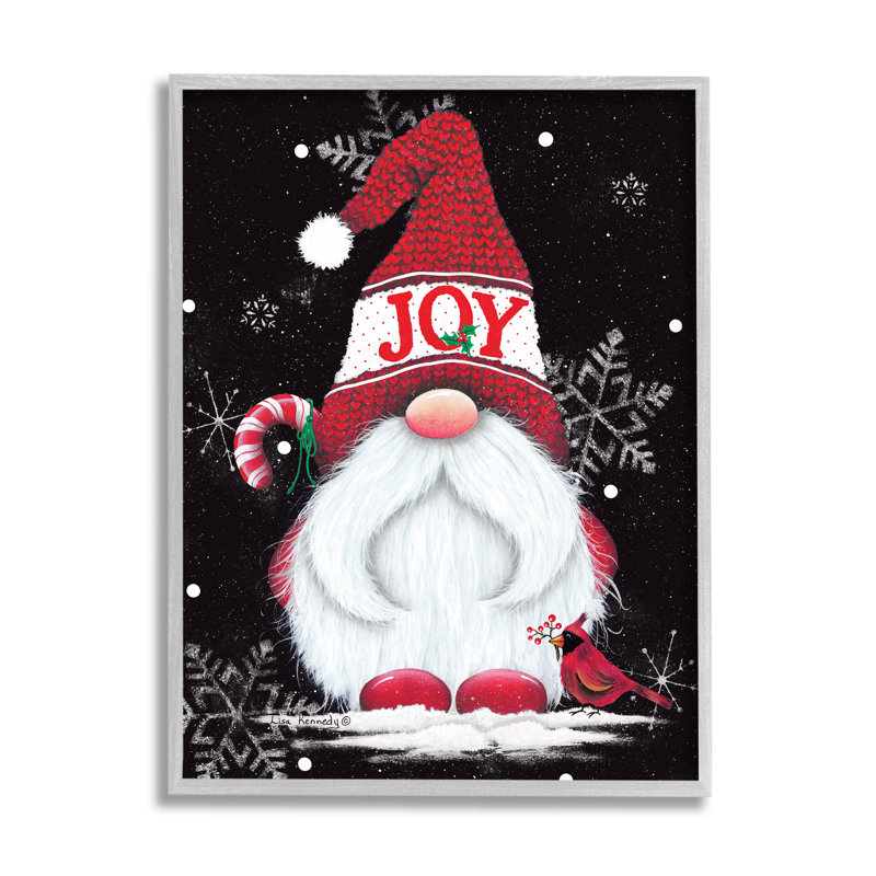 Red Holiday, H 30 po x l 24 po x P 1,5 po, Estampe numérique Farmhouse