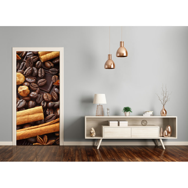 Black Chocolate Door Decal