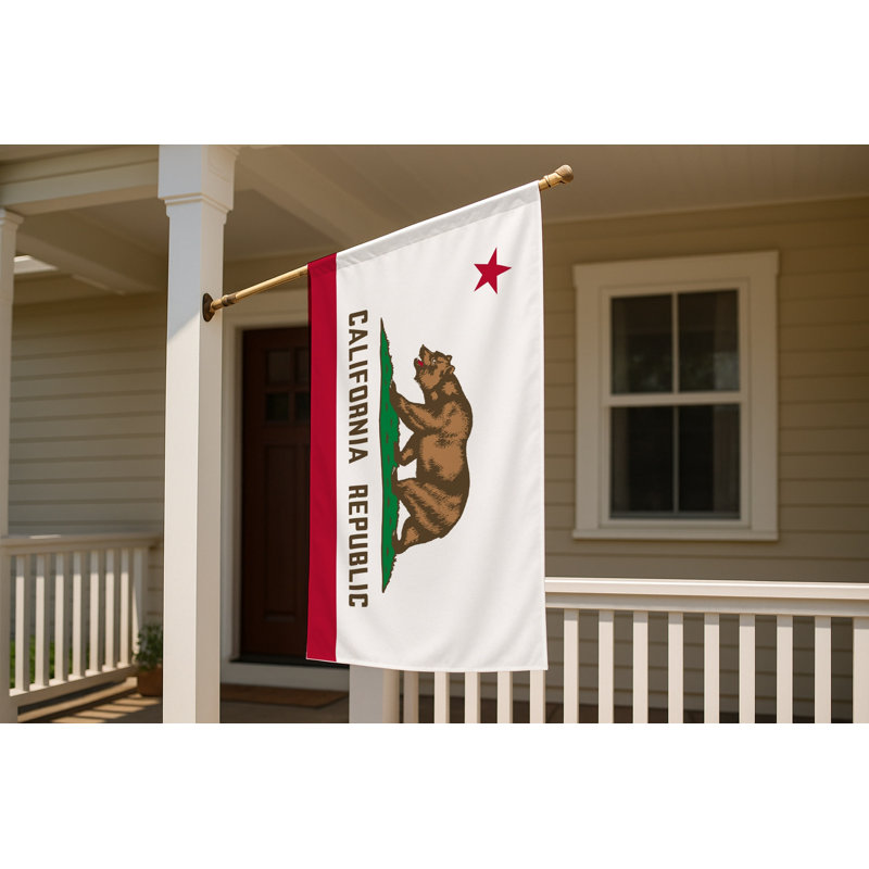 Drapeau de l'État de Californie — Drapeau d'extérieur