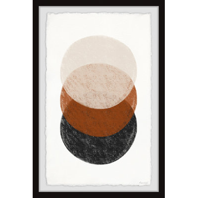 Sphère transformée - peinture encadrée