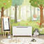 Boîte de rangement en bois pour enfants avec couvercle à charnière pour enfants de 2 ans et plus (blanc)-1053373069