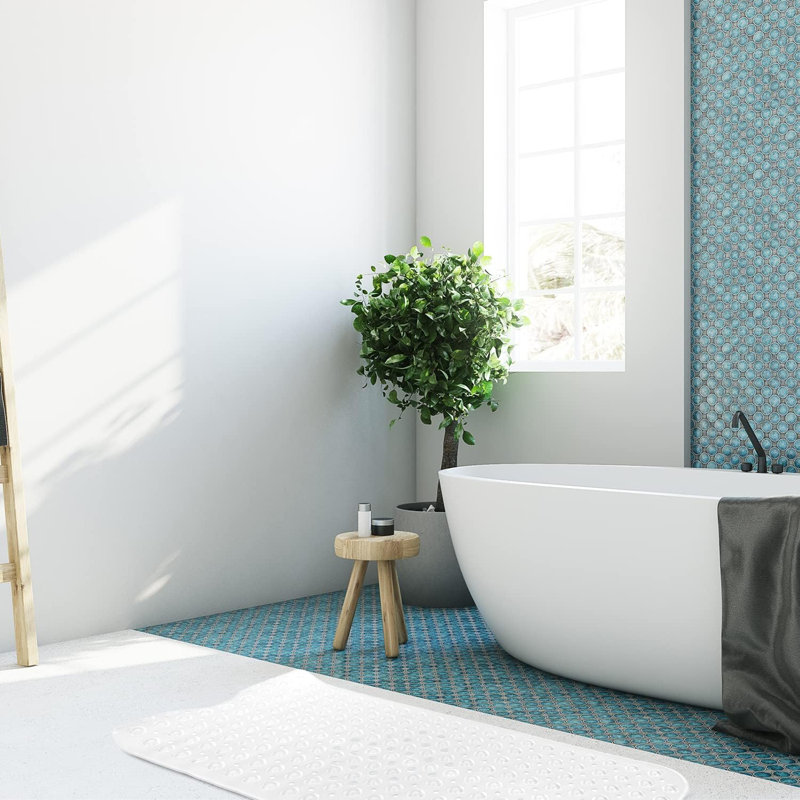 Manufactured Wood Non-Slip Bath Mat