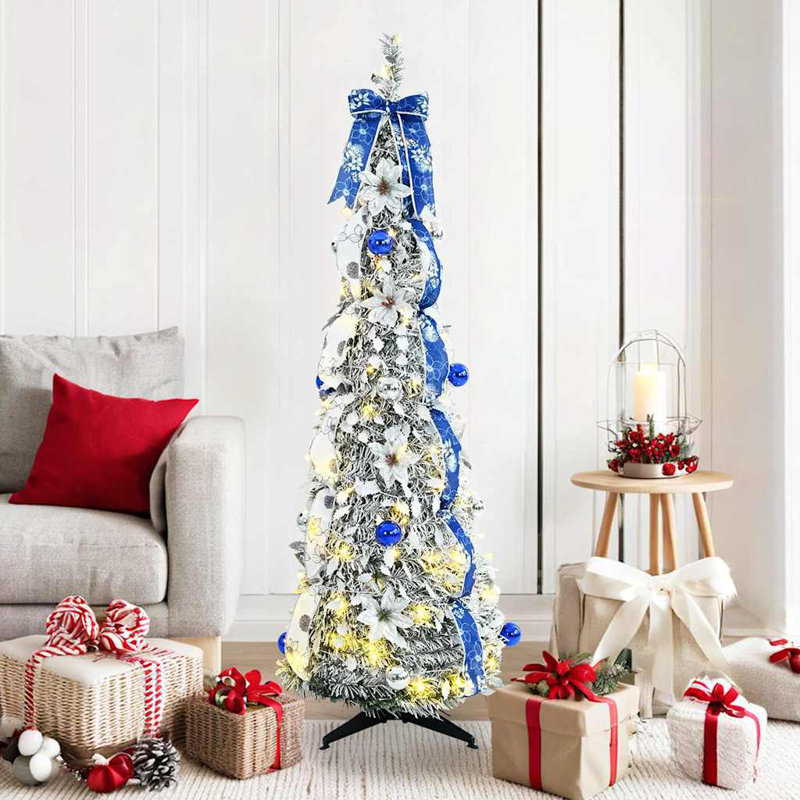 Artificial Christmas Tree Green PVC, 4.92' H