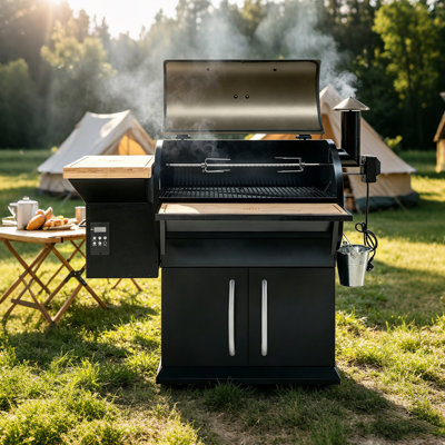 Barbecue d'extérieur 48,43 po style américain