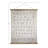 Holler Canvas and Wood Scroll Wall Decor with Alphabet, Numbers and Jute Hanger