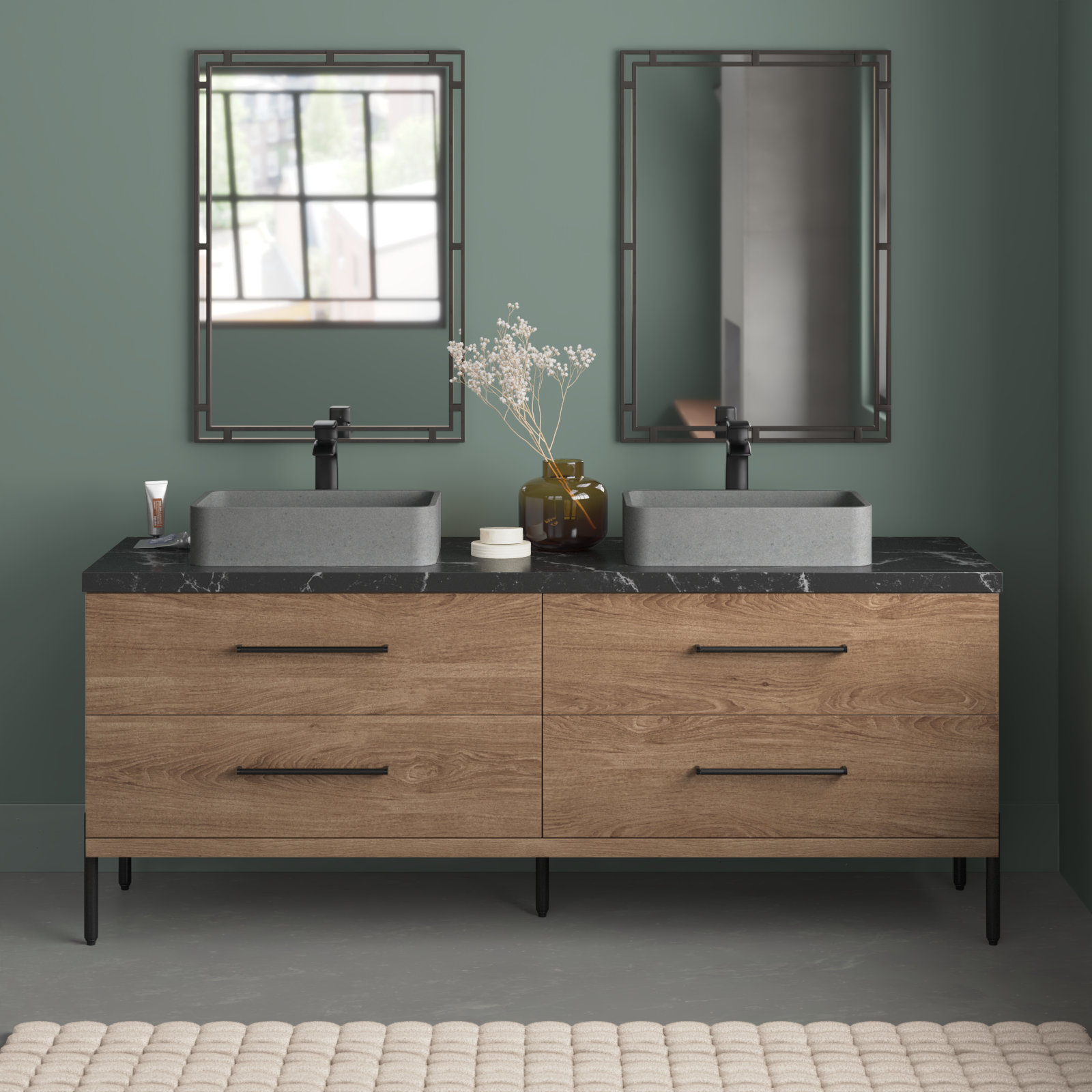 Trent Austin Design® 72" Double Bathroom Vanity Set Wayfair Canada