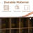 8 Cube Bookcase, Storage Organizer Bookshelf With LED Lights, Modern Farmhouse Wood Bookcase For Living Room, Bedroom, Home Office, Brown-123031829-123031825