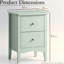 40 cm W Bedside Table