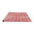 Machine Woven Runner 2' x 5' Area Rug in Red