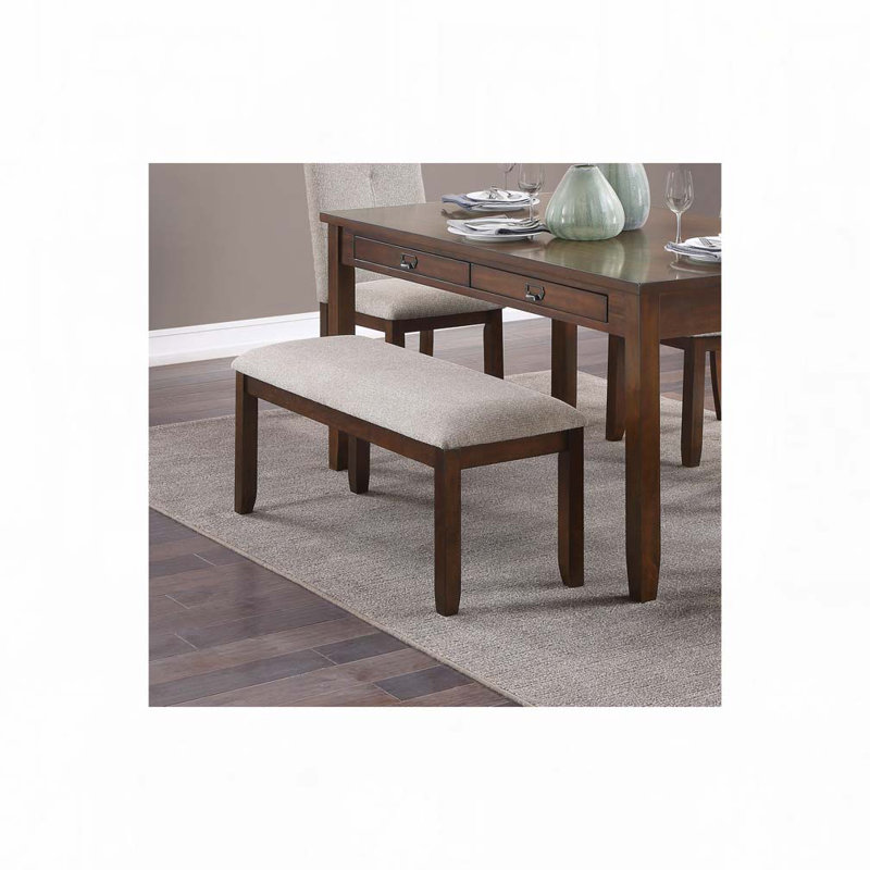 Banc de salle à manger en tissu