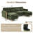 102" Modular U-Shaped Sectional Sofa with Storage Ottoman, Chenille Upholstered Couch with Deep Spring Cushions and Side Pockets for Living Room,Apartment-1513006344