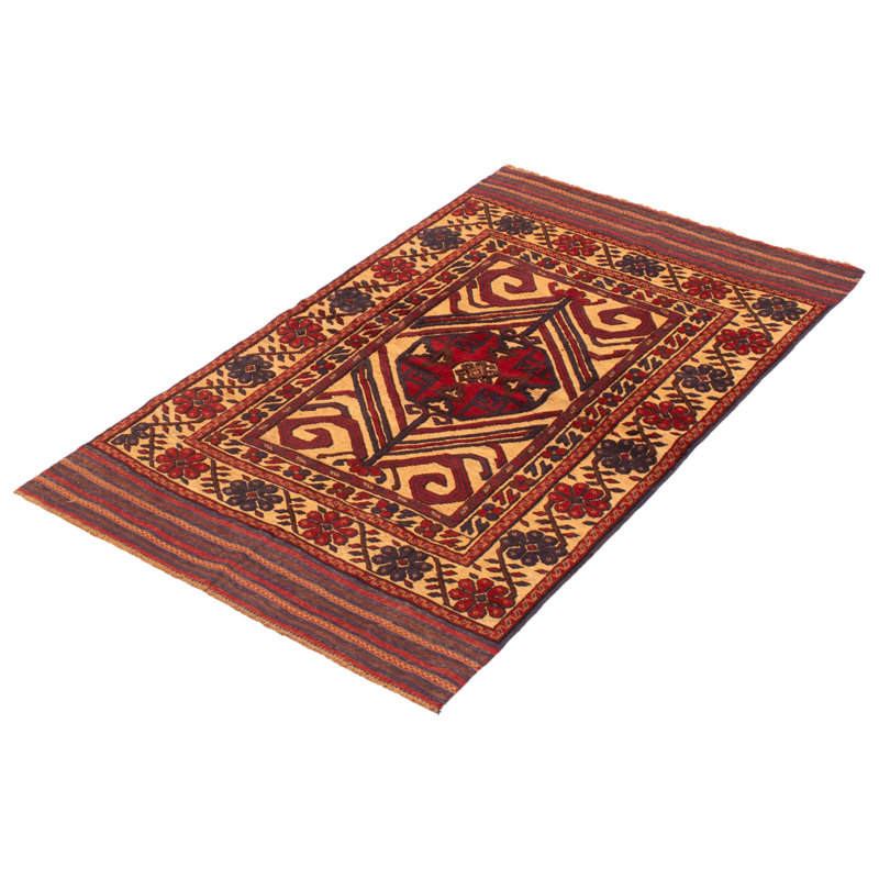 Tapis brun clair 3 pi 8 po x 6 pi 2 po Miruna