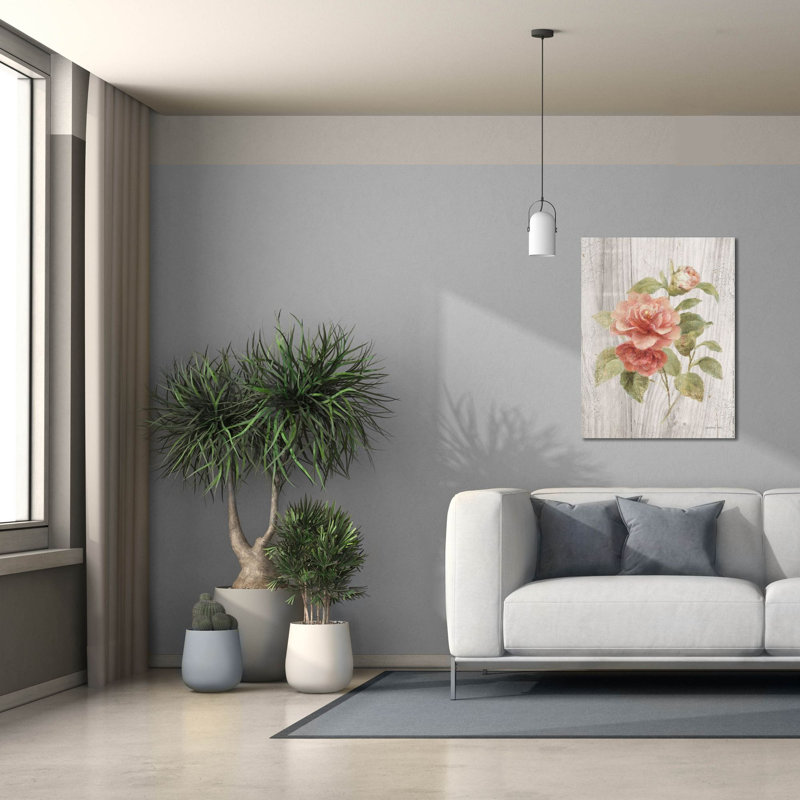 «Scents Cottage Florals 3» par Danhui Nai, art mural sur toile, H 34 po x l 26 po