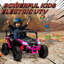 Camion pour enfants 12 V, véhicule électrique à piles avec suspension arrière, télécommande, lumières DEL, musique, klaxon pour garçons de 3 à 8 ans, rose-119918422