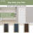 28"W × 80"H Interior Morden Raides 5 Paneled Slab Door Solid Manufactured Wood Primed Bedroom Standard Door-135262091