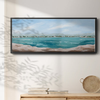 Turquoise Isle III - toile encadrée
