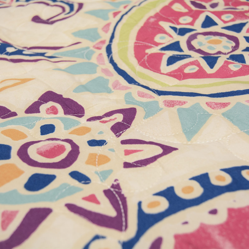 Your Lifestyle by Donna Sharp Cordoba 3PC King Paisley Quilt Set, King Quilt + 2 King Shams