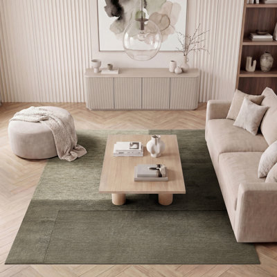Arlo Hand Tufted Wool Geometric Area Rug
