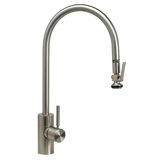 Contemporary Extended Reach Plp Pulldown Faucet - Lever Sprayer