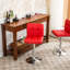 Tabouret de bar pivotant et réglable en similicuir-113610454