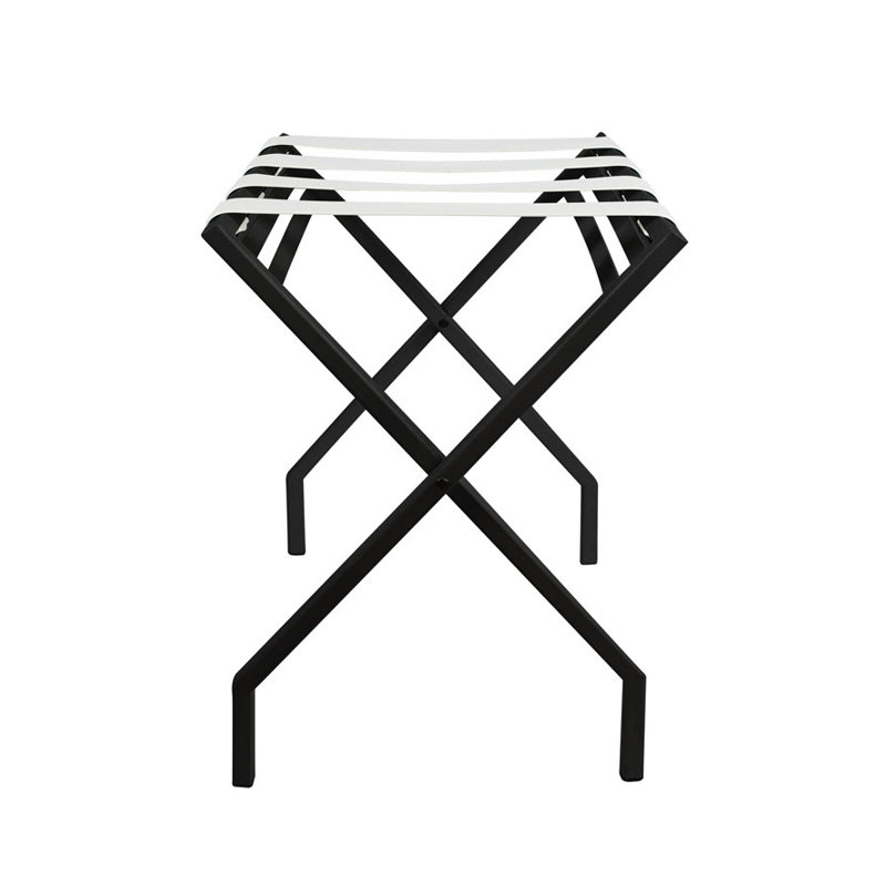Porte-bagages pliant Suba, Noir / blanc