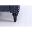 Canapé compact 1 place bleu Pu