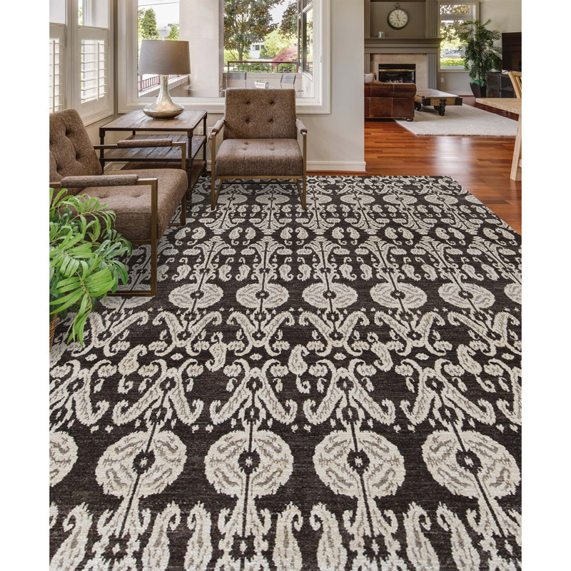 Wool Ikat Area Rug