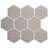 Albin Pinetta 3-in. x 4-in. Porcelain 3D Hexagon Satin Wall Mosaic Tile-109701032