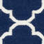 Tapis géométrique tissé à la main à motif banane en soie / laine / coton Rodgers-2047397568