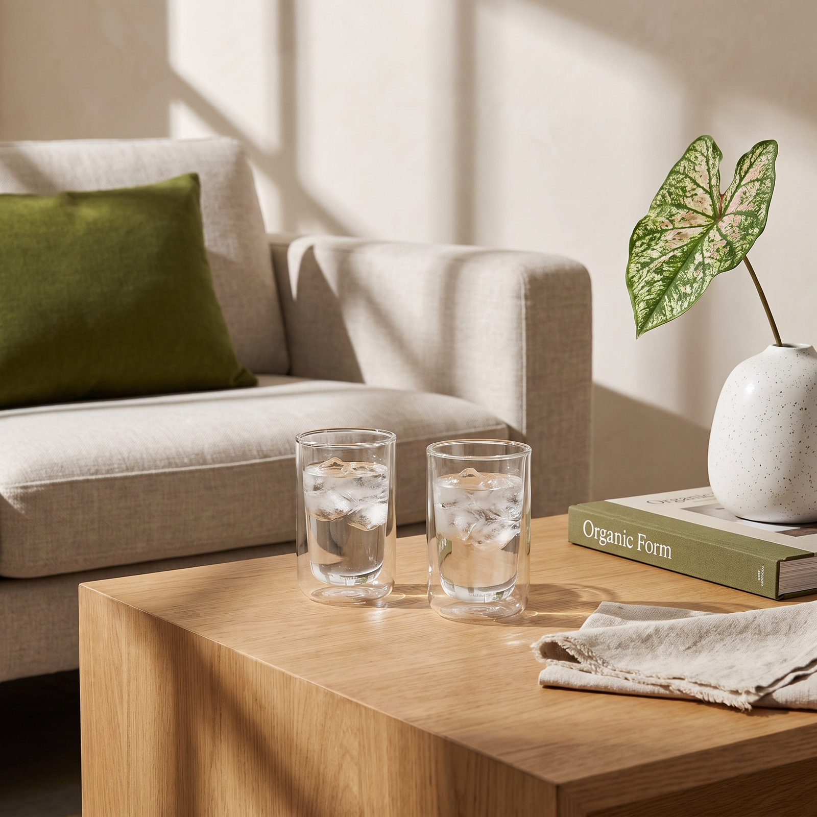 Nero Insulated Drinking Glass