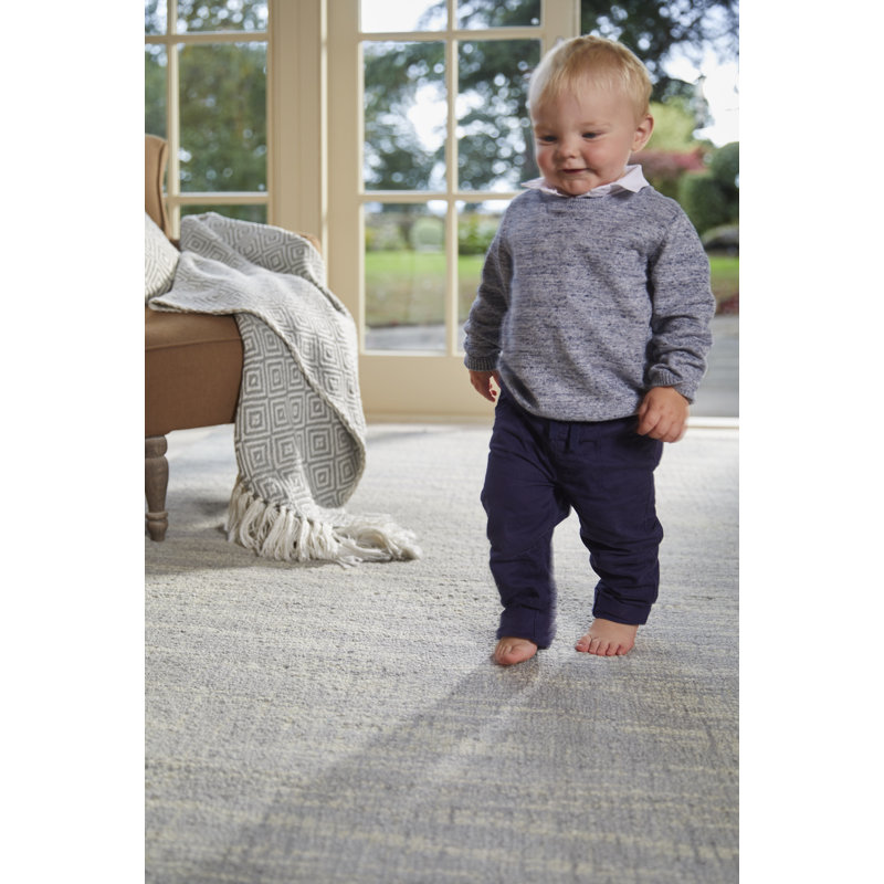 Abbiegayle Solid Colour Hand Woven Area Rug, Rectangle 80 x 150cm